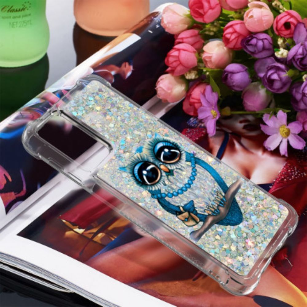 Hoesje voor Samsung Galaxy A32 5G Miss Glitteruil