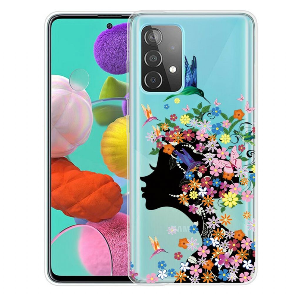 Hoesje voor Samsung Galaxy A32 5G Mooi Bloemhoofd