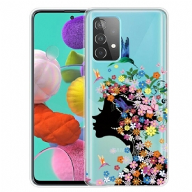 Hoesje voor Samsung Galaxy A32 5G Mooi Bloemhoofd