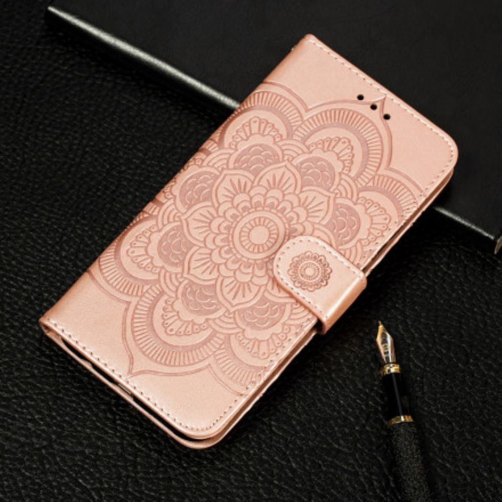 Leren Hoesje voor Samsung Galaxy A32 5G Volledige Mandala