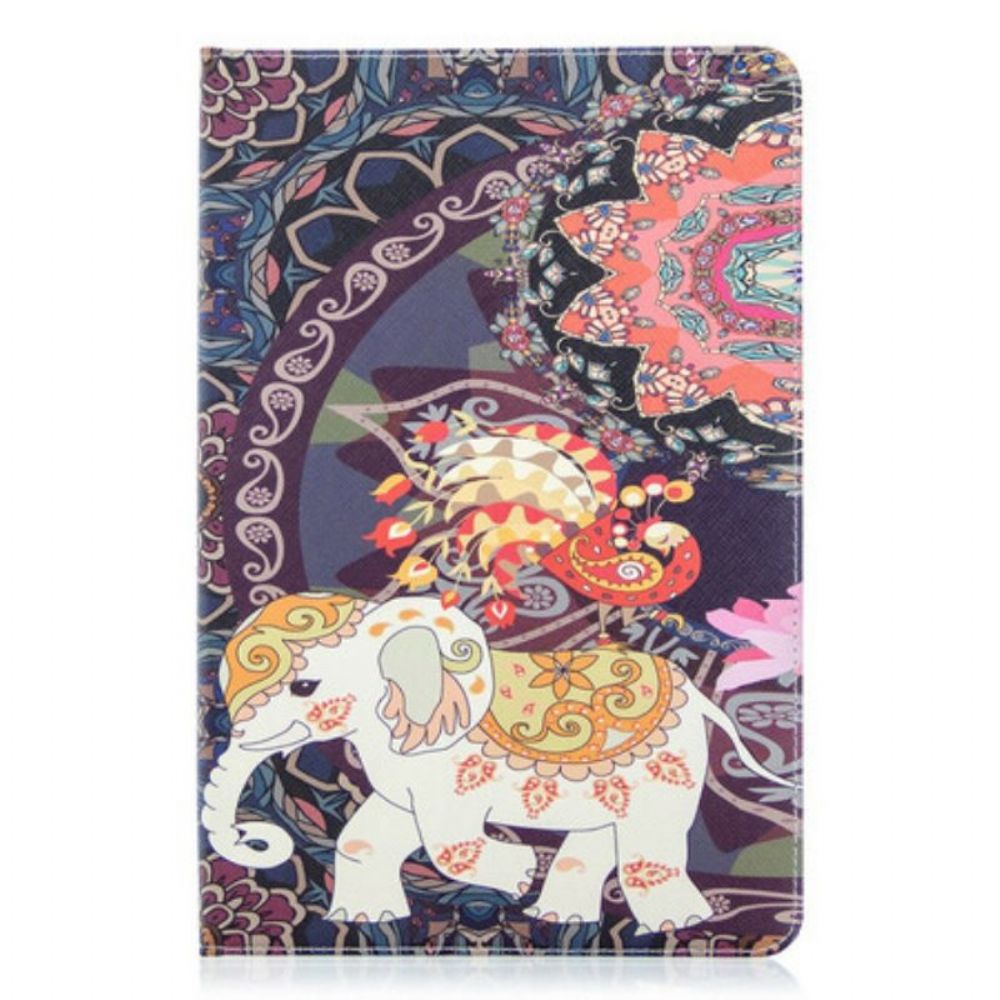 Folio-hoesje voor Samsung Galaxy Tab S8 / Tab S7 Olifant Print Patroon