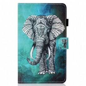 Folio-hoesje voor Samsung Galaxy Tab S8 / Tab S7 Stammen Olifant