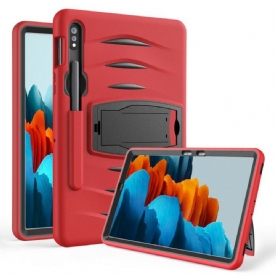 Hoesje voor Samsung Galaxy Tab S8 / Tab S7 Bescherming Hoesje Bumperbescherming Met Beugel