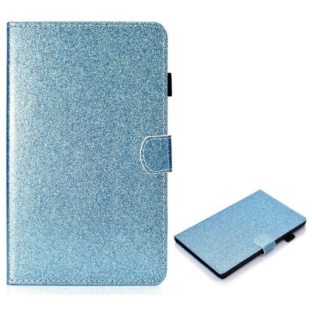 Leren Hoesje voor Samsung Galaxy Tab S8 / Tab S7 Sprankelende Glitters