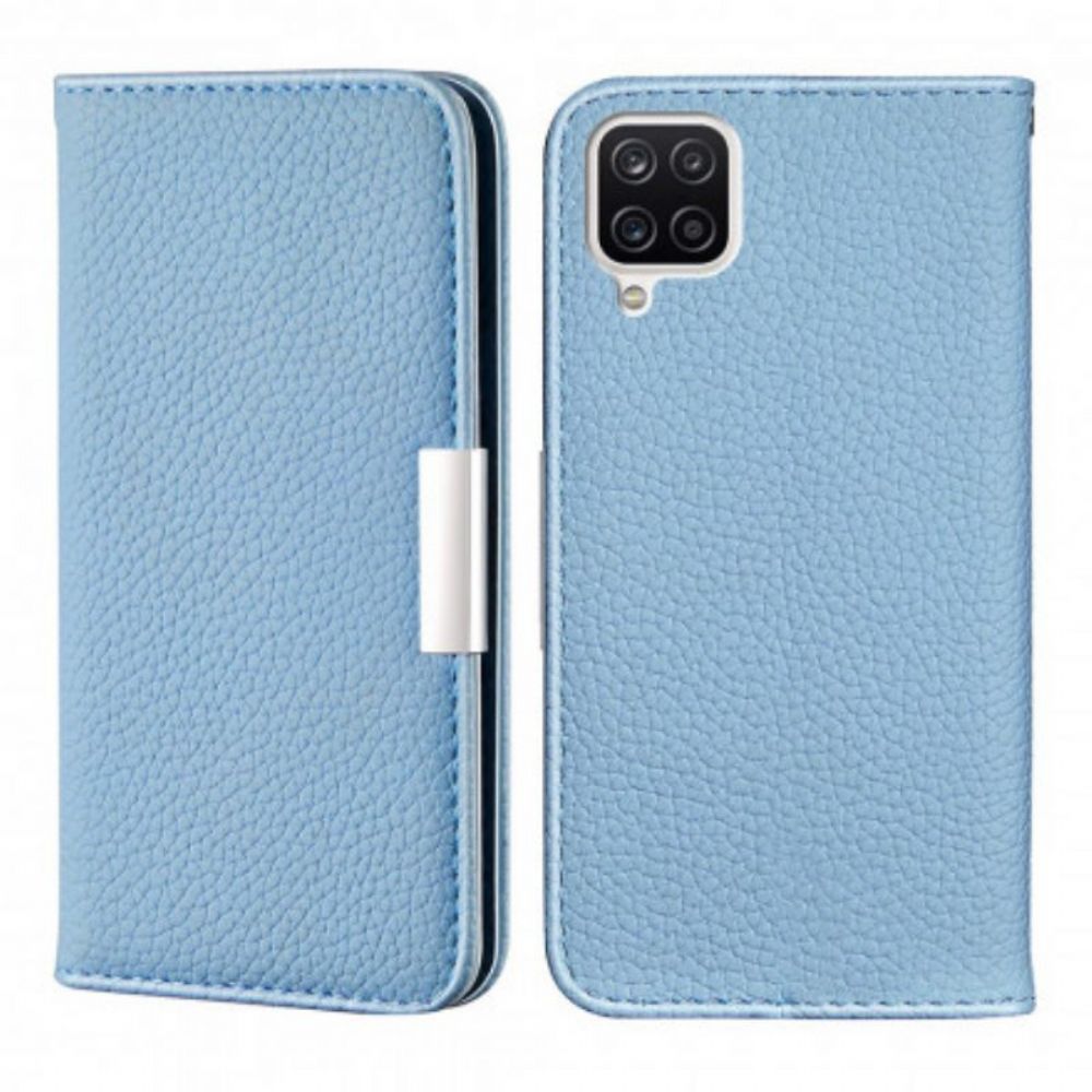 Bescherming Hoesje voor Samsung Galaxy M12 / A12 Folio-hoesje Imitatieleer Litchi Ultra Chic