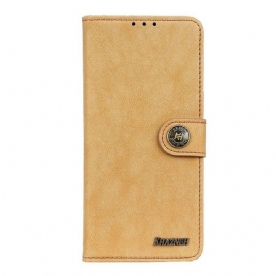 Folio-hoesje voor Samsung Galaxy M12 / A12 Khazneh Retro Split Kunstleer