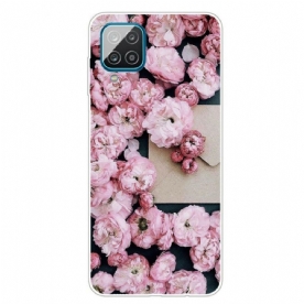 Hoesje voor Samsung Galaxy M12 / A12 Intense Bloemen