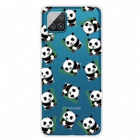 Hoesje voor Samsung Galaxy M12 / A12 Kleine Panda's