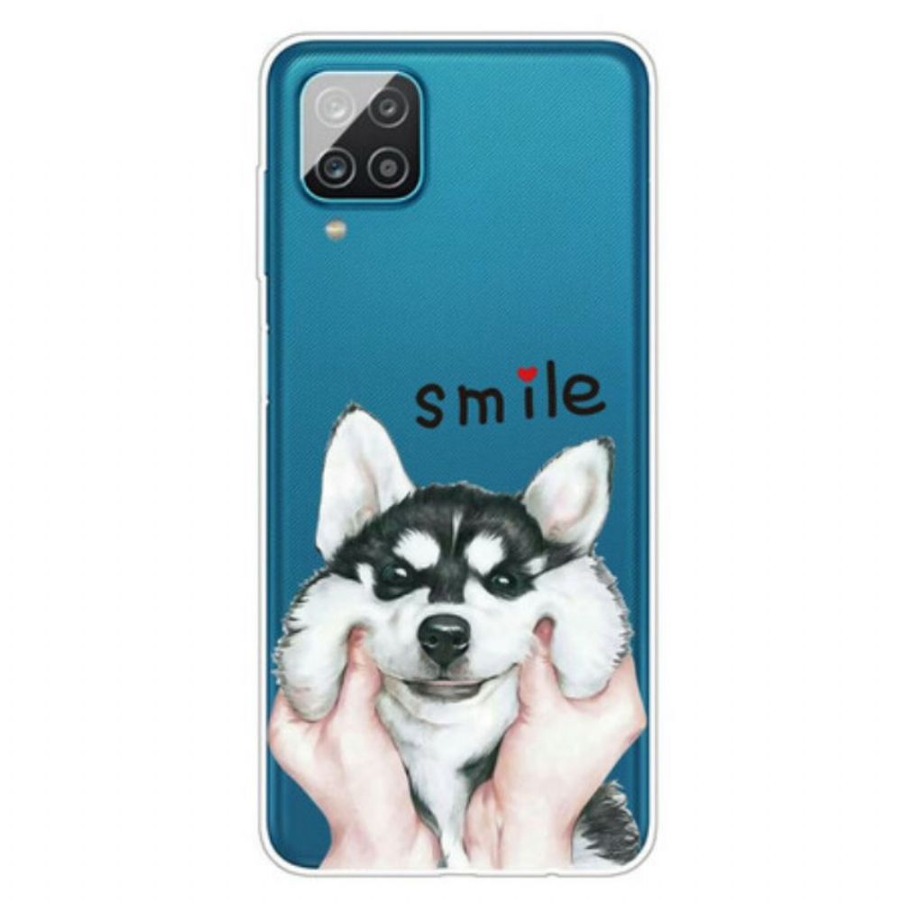 Hoesje voor Samsung Galaxy M12 / A12 Lach Hond