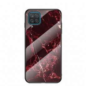 Hoesje voor Samsung Galaxy M12 / A12 Premium Kleur Gehard Glas