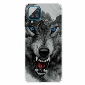 Hoesje voor Samsung Galaxy M12 / A12 Sublieme Wolf