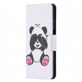 Leren Hoesje voor Samsung Galaxy M12 / A12 Panda-plezier