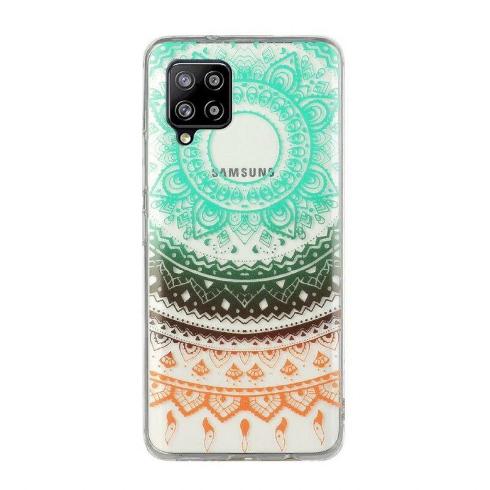 Telefoonhoesje voor Samsung Galaxy M12 / A12 Naadloze Bloemenmandala