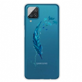 Telefoonhoesje voor Samsung Galaxy M12 / A12 Prachtige Veer