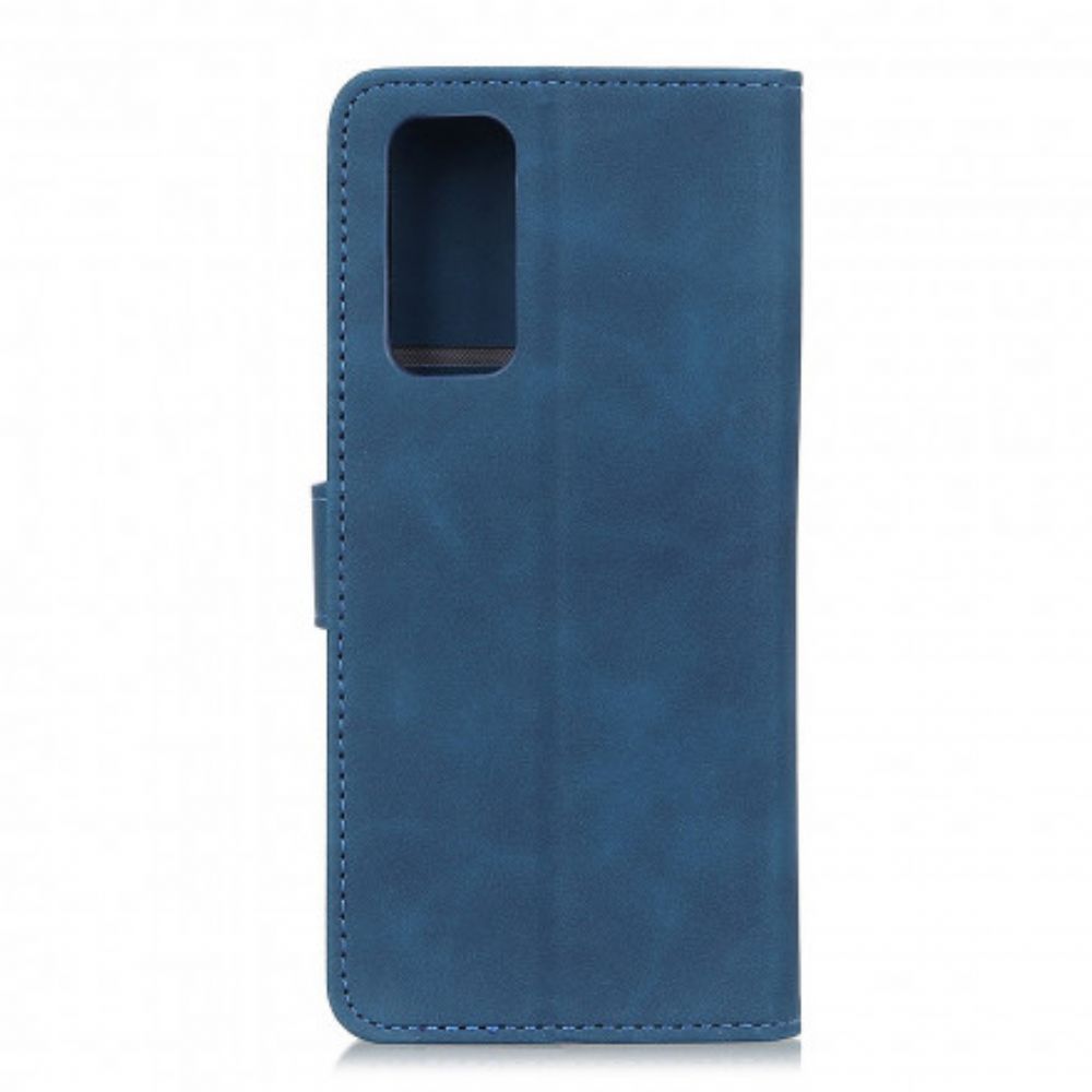 Flip Case voor Oppo Find X3 Lite Mat Vintage Leereffect Khazneh