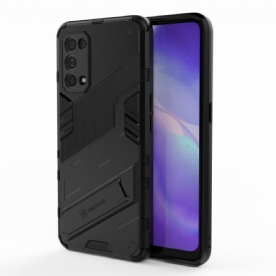 Hoesje voor Oppo Find X3 Lite Handsfree Twee Standen Verwijderbare Standaard