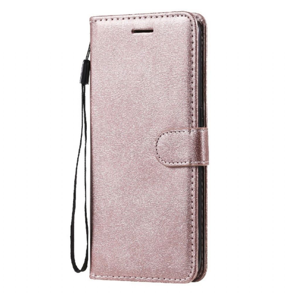 Leren Hoesje voor Oppo Find X3 Lite Met Ketting Kunstlederen Band