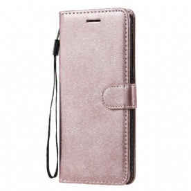 Leren Hoesje voor Oppo Find X3 Lite Met Ketting Kunstlederen Band