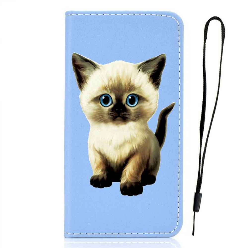 Bescherming Hoesje voor iPhone 12 / 12 Pro Folio-hoesje Superster Kat