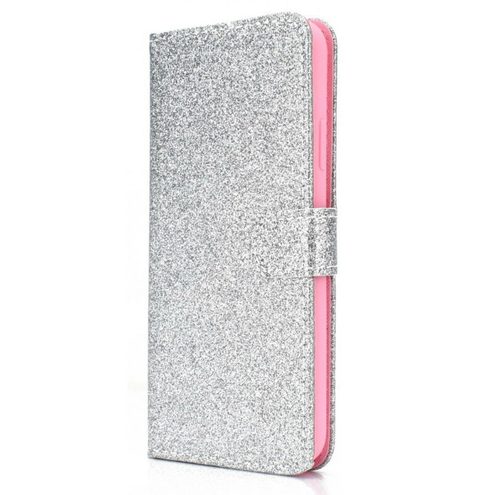 Flip Case voor iPhone 12 / 12 Pro Pailletten