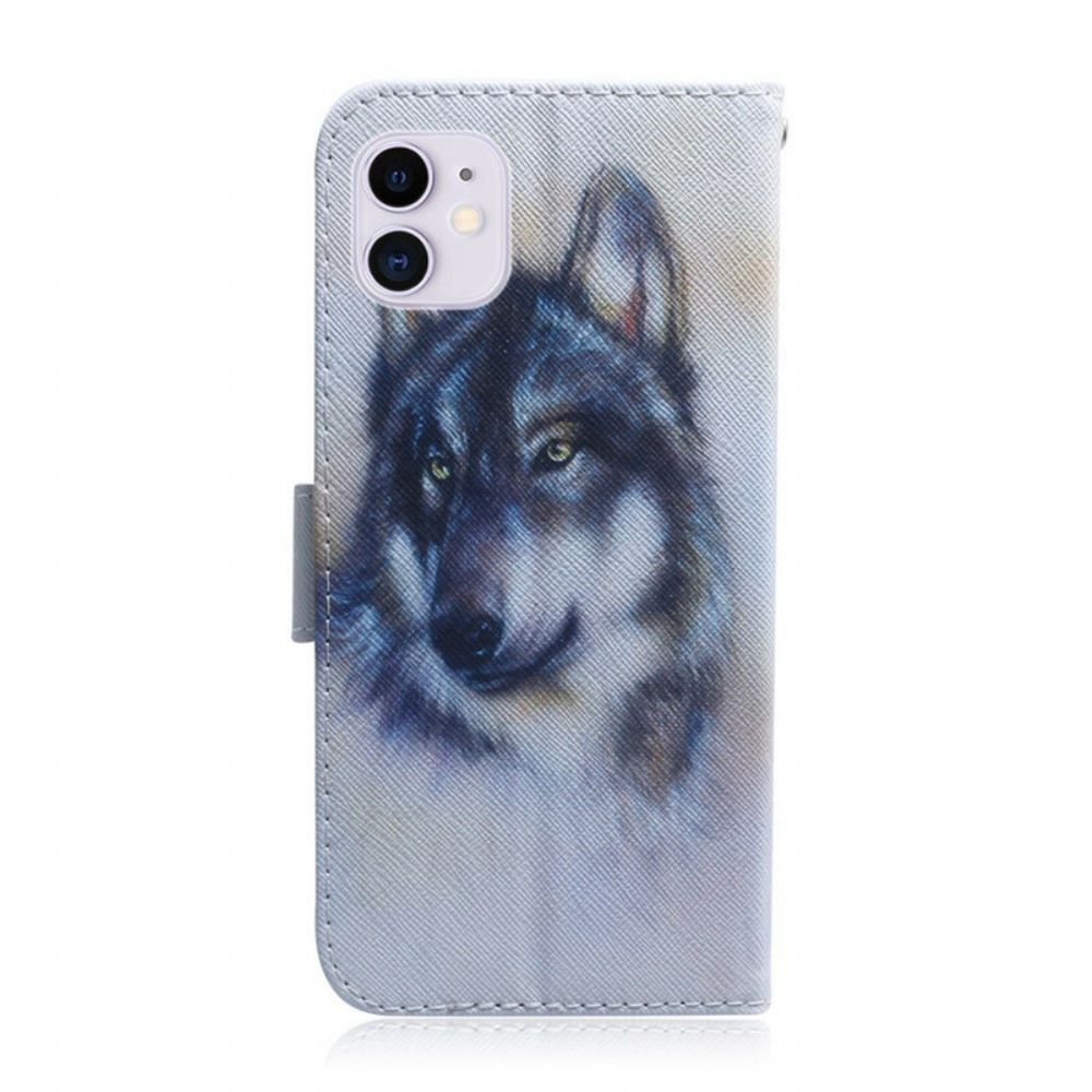 Folio-hoesje voor iPhone 12 / 12 Pro Hondsblik