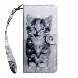 Folio-hoesje voor iPhone 12 / 12 Pro Lichtvlek Ignatius De Kitten