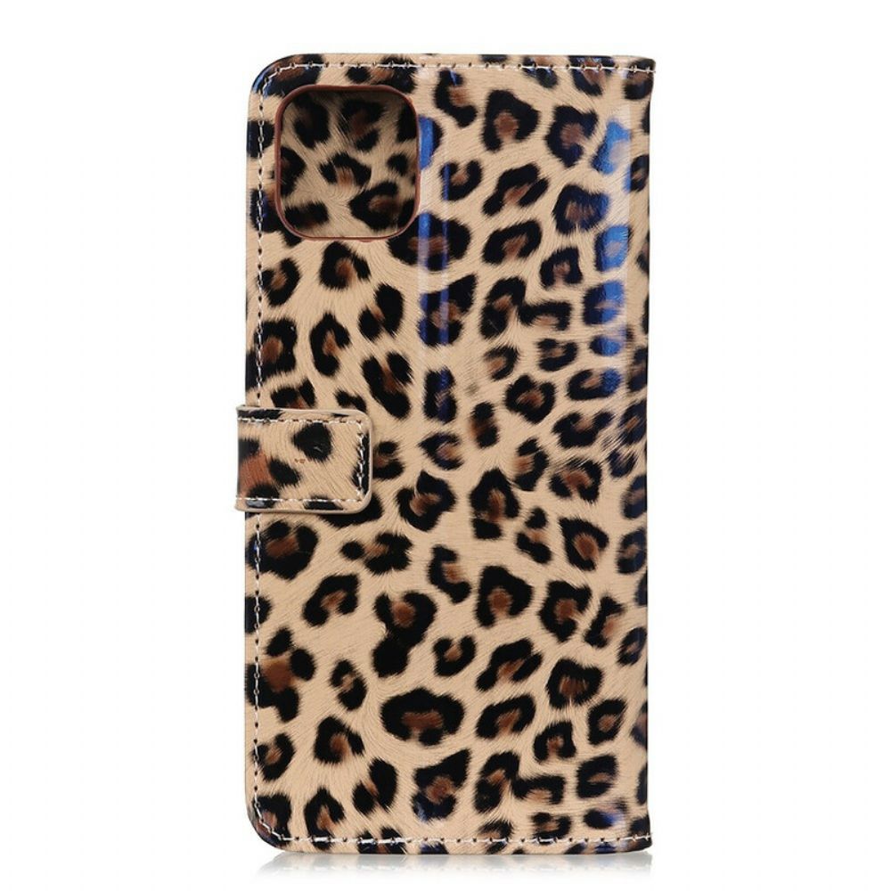 Folio-hoesje voor iPhone 12 / 12 Pro Luipaard