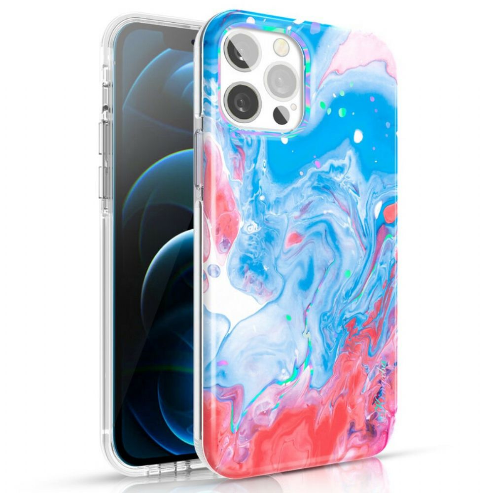 Hoesje voor iPhone 12 / 12 Pro Artistieke Kingxbar