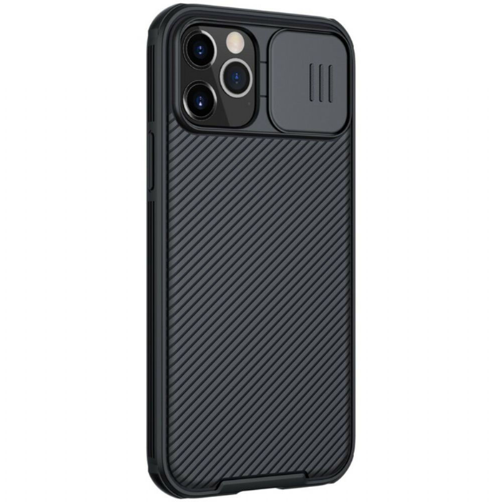 Hoesje voor iPhone 12 / 12 Pro Bescherming Hoesje Nillkin-lensbescherming