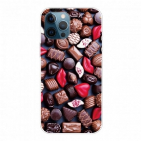 Hoesje voor iPhone 12 / 12 Pro Chocolade Flexibel