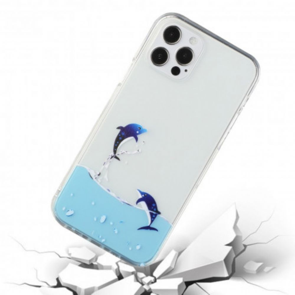 Hoesje voor iPhone 12 / 12 Pro Dolfijnspellen