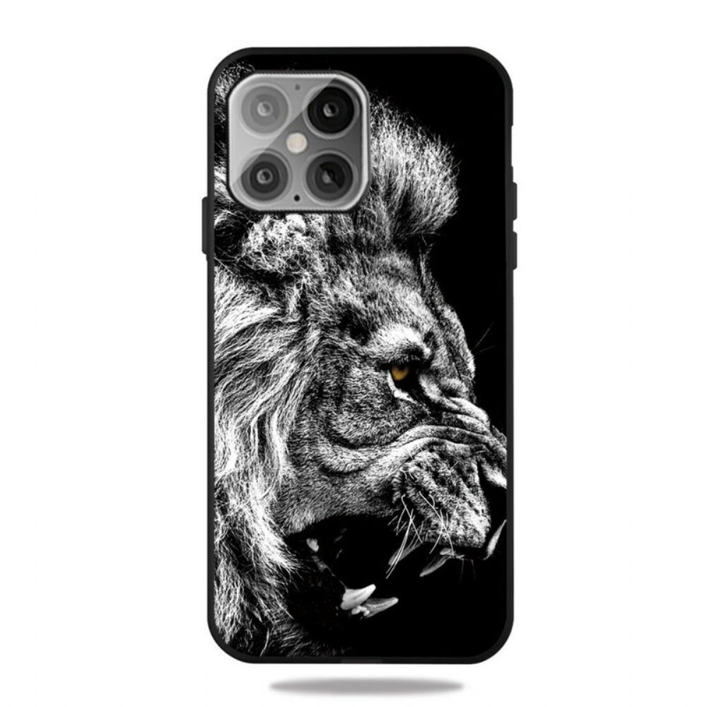 Hoesje voor iPhone 12 / 12 Pro Felle Leeuw