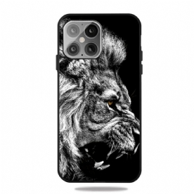 Hoesje voor iPhone 12 / 12 Pro Felle Leeuw