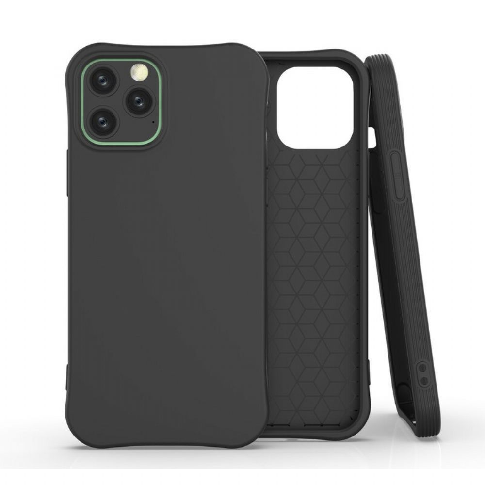 Hoesje voor iPhone 12 / 12 Pro Flexibele Siliconenmat