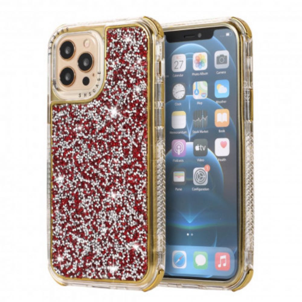 Hoesje voor iPhone 12 / 12 Pro Fonkelende Pailletten