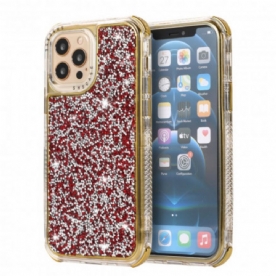 Hoesje voor iPhone 12 / 12 Pro Fonkelende Pailletten