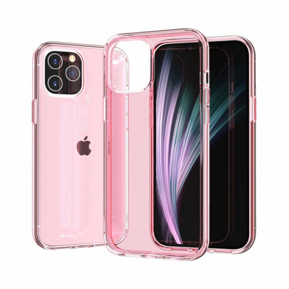 Hoesje voor iPhone 12 / 12 Pro Gekleurd Transparant