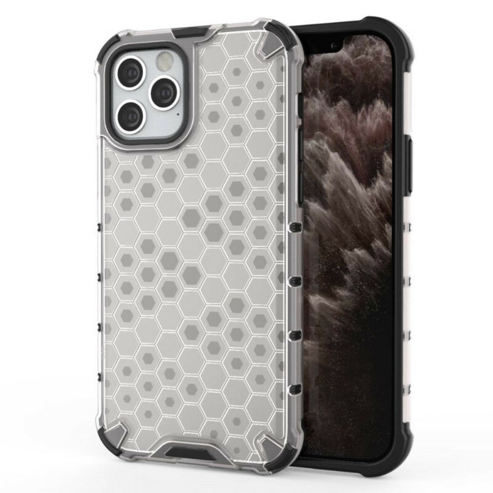 Hoesje voor iPhone 12 / 12 Pro Honingraatstijl