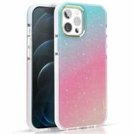 Hoesje voor iPhone 12 / 12 Pro Kingxbar Veelkleurige Pailletten