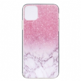 Hoesje voor iPhone 12 / 12 Pro Marmer