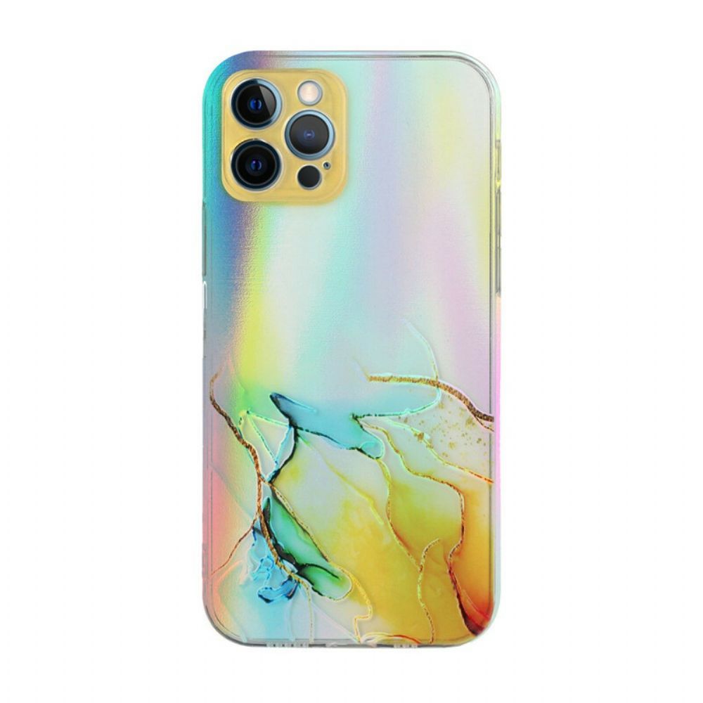 Hoesje voor iPhone 12 / 12 Pro Marmeren Kunst