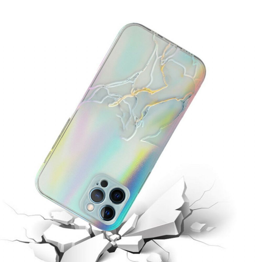 Hoesje voor iPhone 12 / 12 Pro Marmeren Kunst