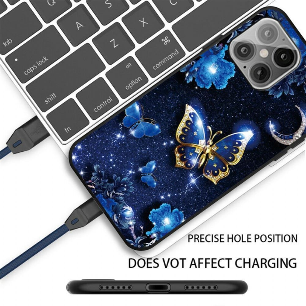 Hoesje voor iPhone 12 / 12 Pro Motten