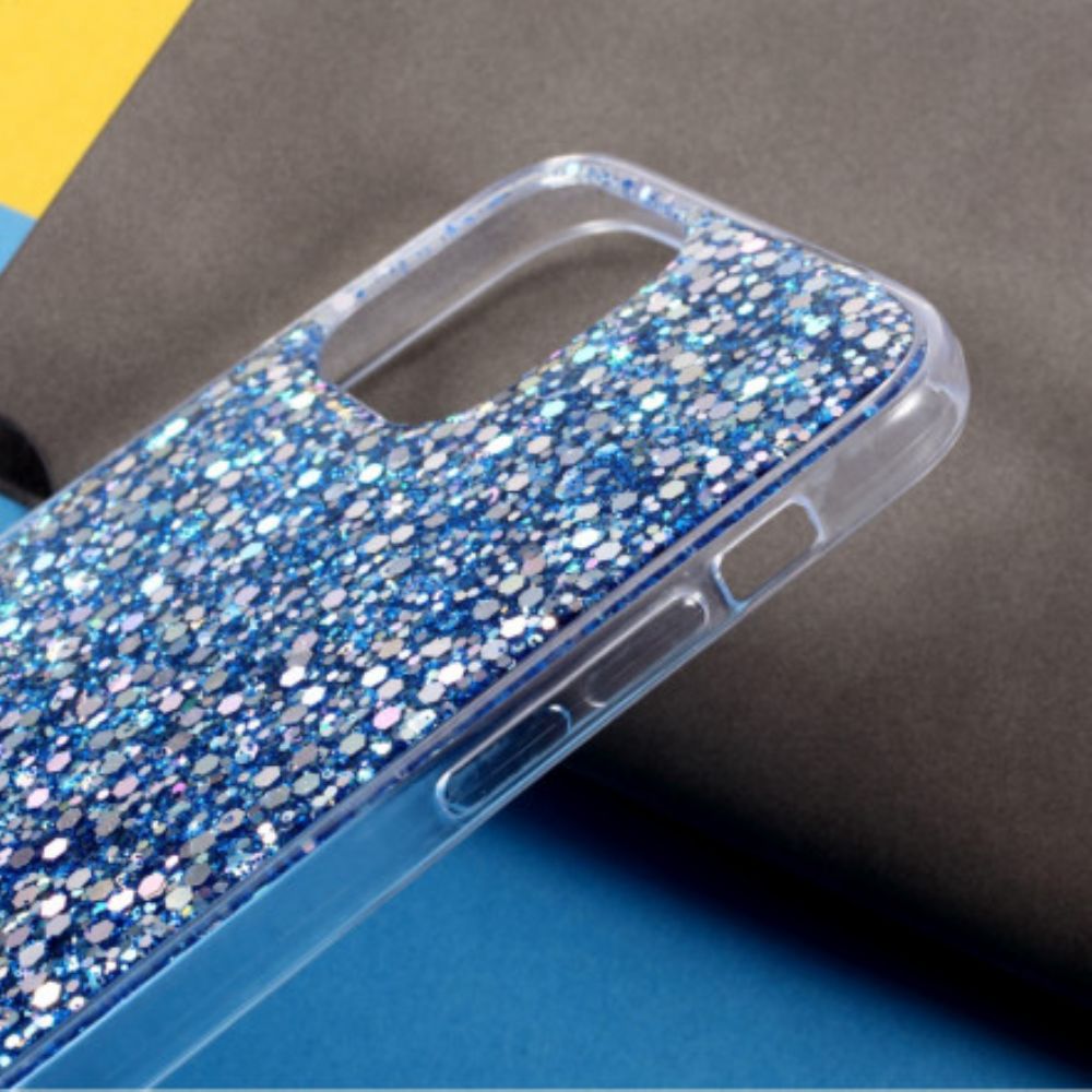 Hoesje voor iPhone 12 / 12 Pro Premium Glitter