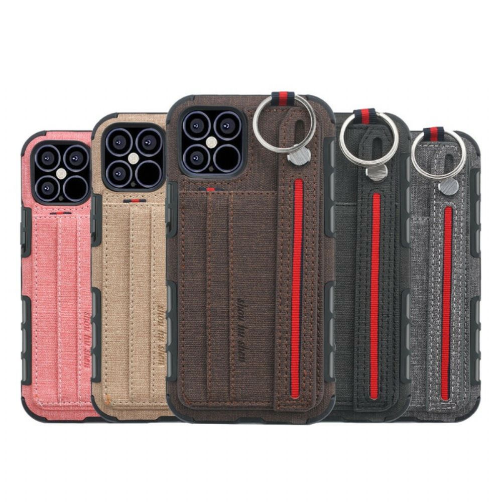 Hoesje voor iPhone 12 / 12 Pro Shouhushen Stof