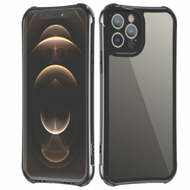 Hoesje voor iPhone 12 / 12 Pro Transparante Leeu Beschermende Kussens