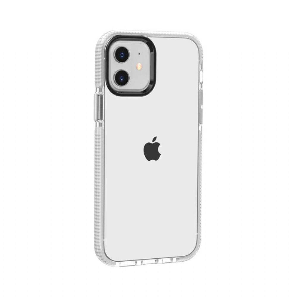 Hoesje voor iPhone 12 / 12 Pro Transparante Siliconen Randen