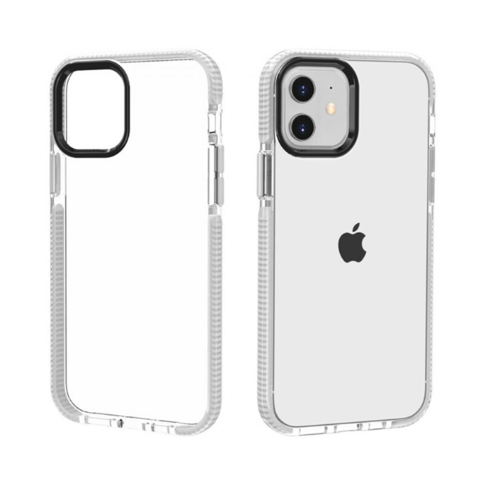 Hoesje voor iPhone 12 / 12 Pro Transparante Siliconen Randen