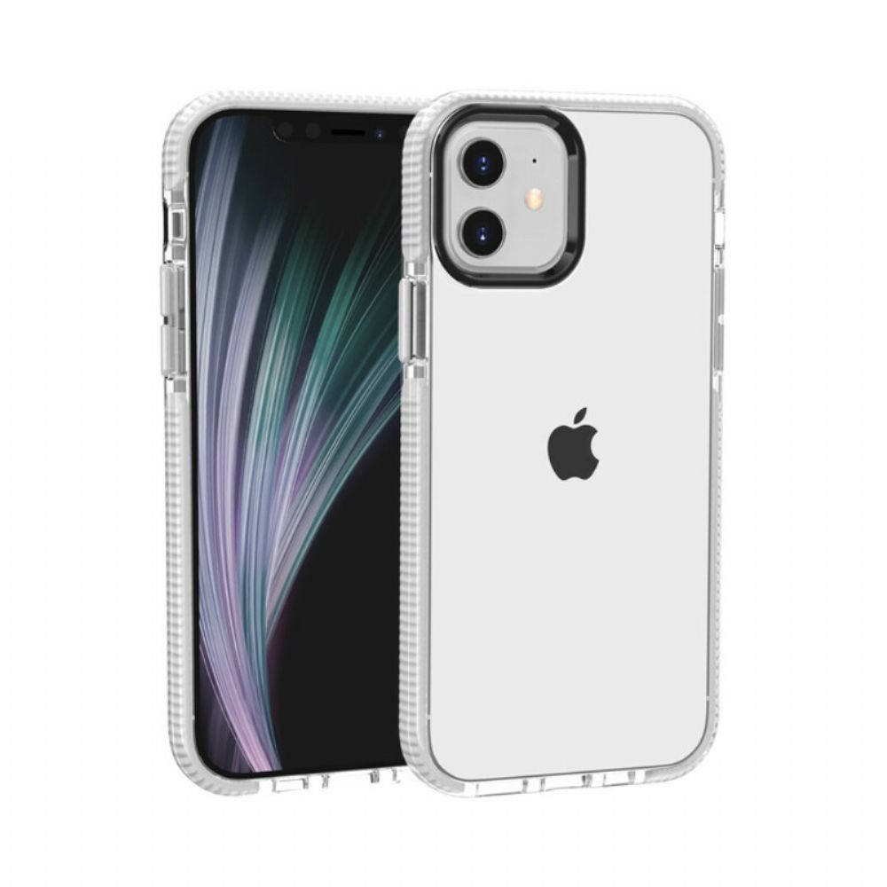 Hoesje voor iPhone 12 / 12 Pro Transparante Siliconen Randen