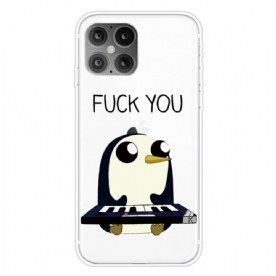 Telefoonhoesje voor iPhone 12 / 12 Pro Pinguïn Neuk Je